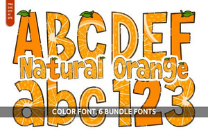 Natural Orange Font