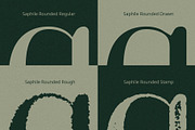 Saphile Rounded Vintage, a Sans Serif Font by Craft Supply Co. (Thumbnail 2 of 8)