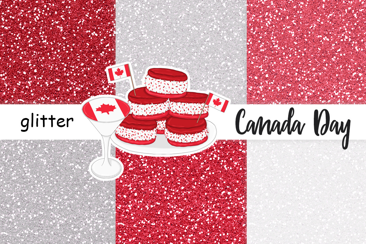 Canada Day Glitter, a Texture Graphic by GlamArtZhanna (Photo 3 of 3)