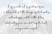 Kamala Mountain | Script Font, a Handwritten Font by Scratchones (Thumbnail 6 of 9)