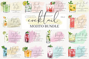 Watercolor Cocktail Drinks Bundle, a Food Illustration by Maria B. Paints (Thumbnail 5 of 5)