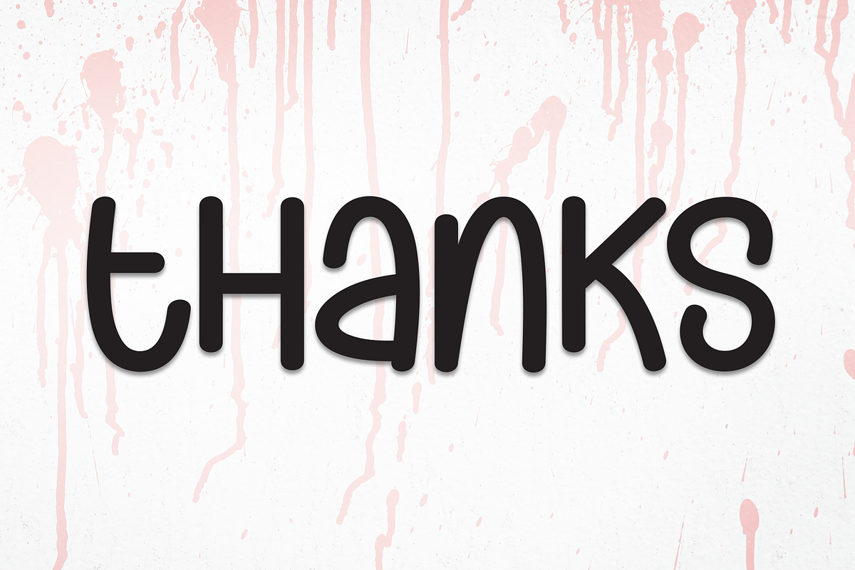 Haunted Drips | Script Font, a Script Font by Scratchones (Photo 8 of 8)