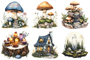 Whimsical Fairy Forest Clipart, an Illustration by Daily.Designs (Thumbnail 3 of 11)
