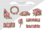 Watercolor protea flower set, an Illustration by Artmanata (Thumbnail 4 of 18)