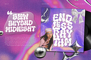 Oleho Senthor - Y2K Liquid Font, a Font by twinstd (Thumbnail 9 of 9)