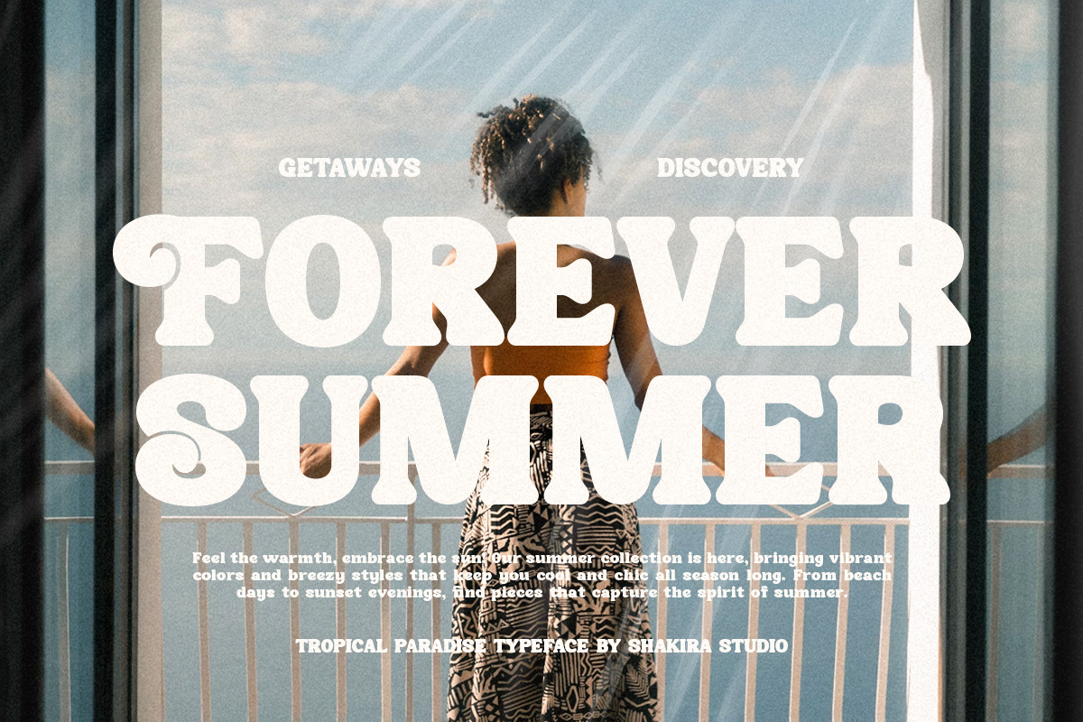 SKR - Tropical Paradise, a Serif Font by Shakira Studio (Photo 4 of 10)