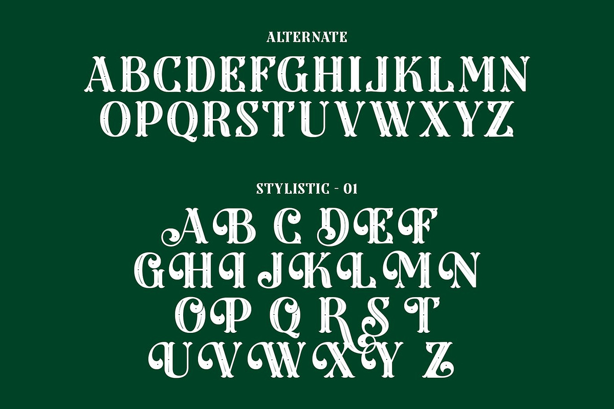 Bremina Decorative Serif Font, a Serif Font by Luna Shop (Photo 3 of 8)