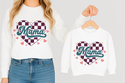 Mama Checkered Heart PNG, Valentines, an Illustration by designcity5 (Thumbnail 5 of 9)