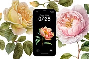 100 Floral Watercolor Illustrations, an Object Graphic by Nocturnal Wolf (Thumbnail 2 of 13)