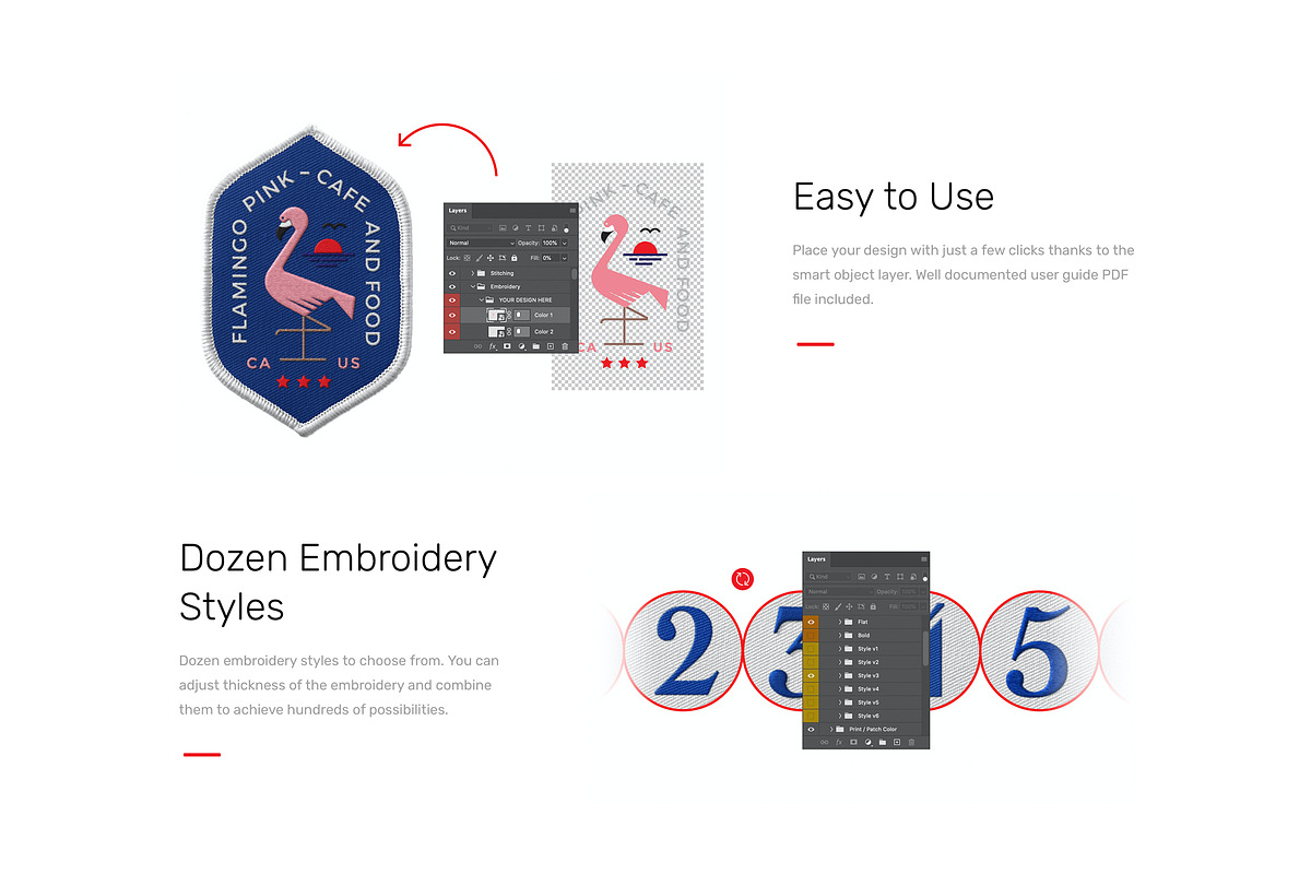 Patch Mockups + Embroidery Generator, a Hoody Mockup by Mr.Mockup™ (Photo 3 of 12)