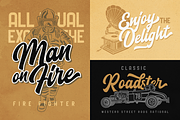 Blacklite - The Bold Script & Sans, a Script Font by Letterhend Studio (Thumbnail 4 of 8)