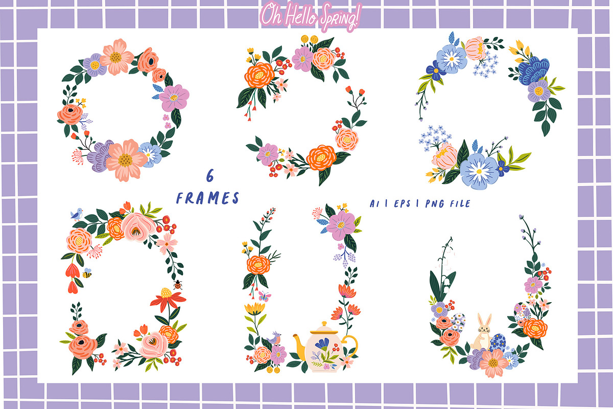 Spring Floral Clipart Collection, an Object Illustration by Essentially Nomadic (Photo 8 of 14)