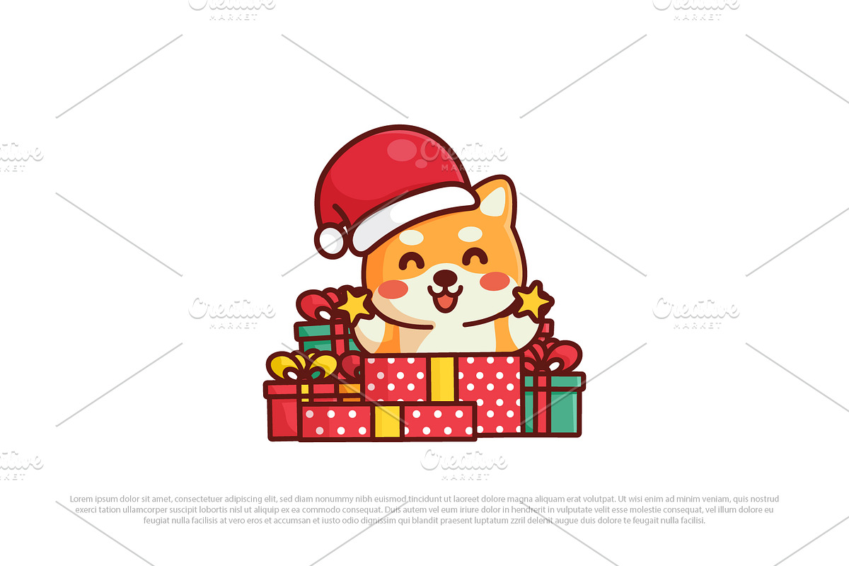 Set Shiba Christmas, an Illustration by Jaysx1 (Photo 7 of 7)