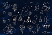 Mystical boho. Magic set, a Decorative Illustration by Re_Margarita_Art (Thumbnail 4 of 5)