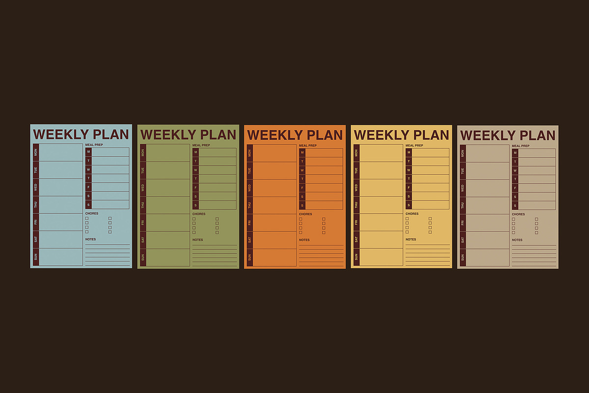 Printable Weekly Planner, a Templates & Theme by StudioClub (Photo 2 of 5)