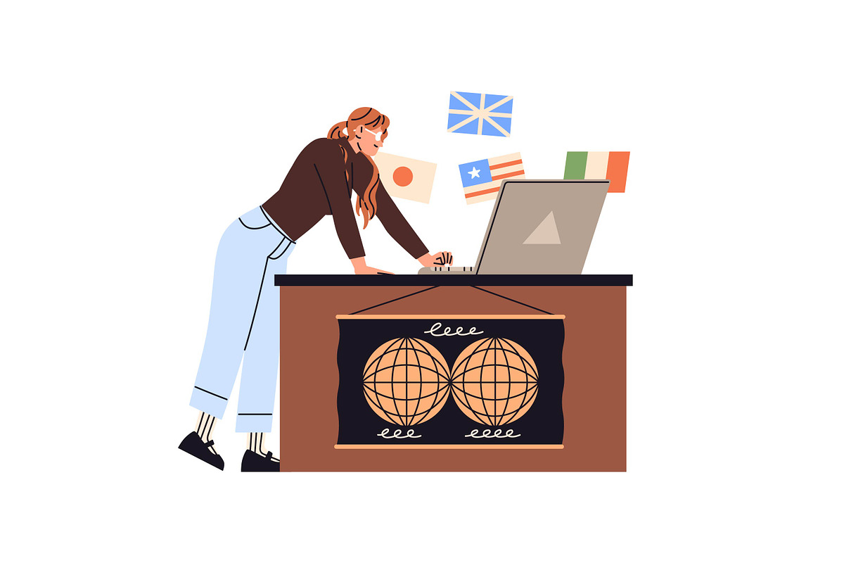 School teachers in classrooms set, an Education Illustration by PaperTrident (Photo 22 of 23)