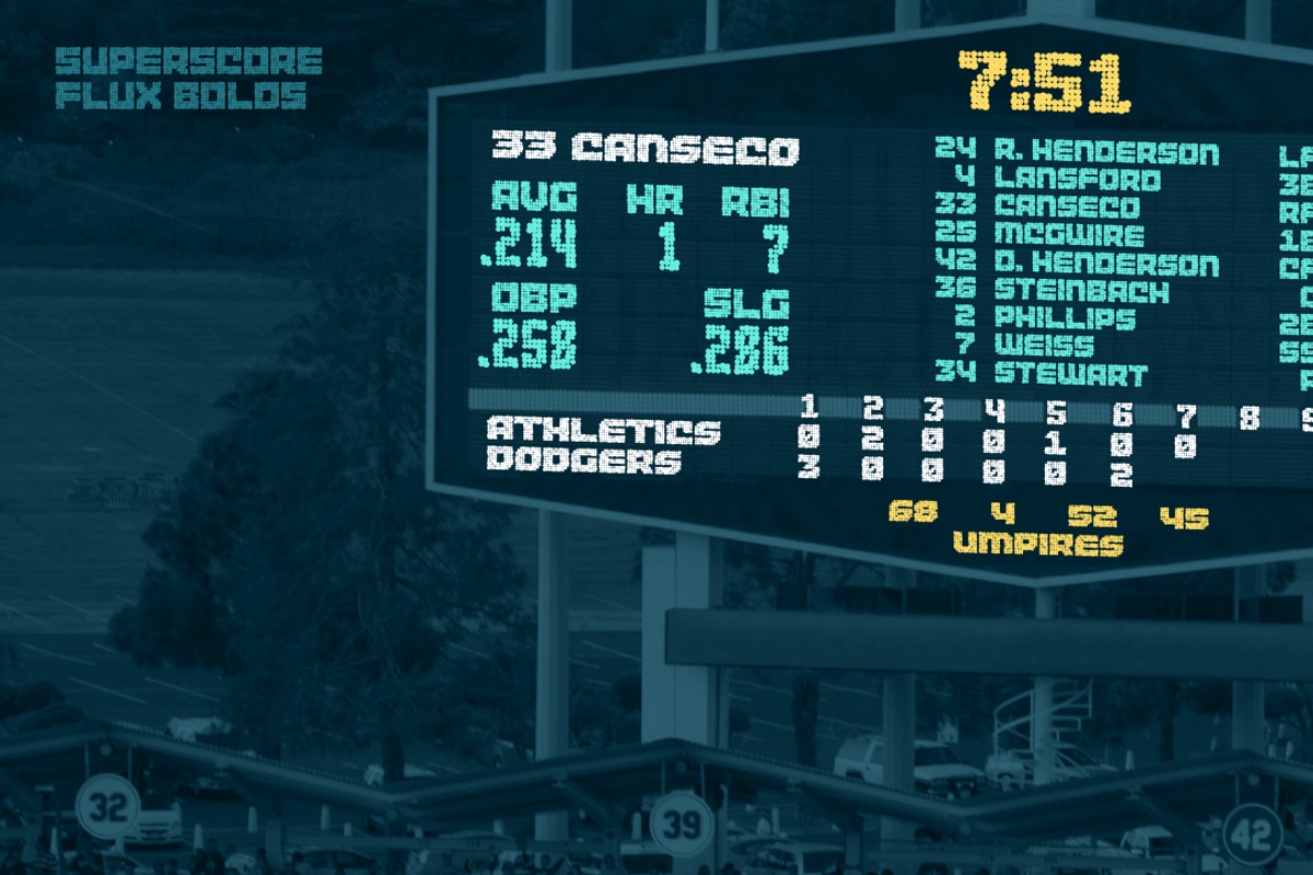 Superscore - variable dot font, a Font by Swell Type (Photo 6 of 7)
