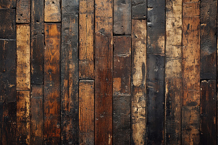Dark Brown Wood Planks Rustic Textur, an Abstract Photo by Pixeness