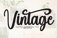 Vintage | Script Font
