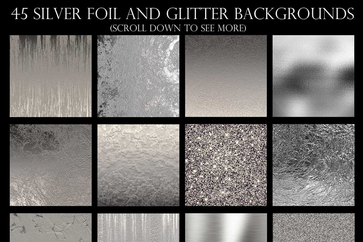 Metallic textures bundle, a Texture Graphic by Paper Farms (Photo 4 of 16)