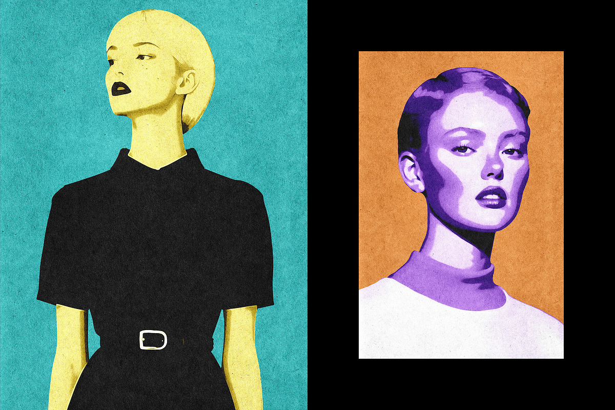 Popart Magazine Print Effect, a Layer Style Add-On by Design Squad (Photo 4 of 5)