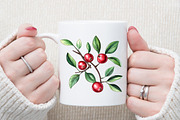 Folk Art Botanicals Flowers Berries, an Illustration by Sublimation Artist (Thumbnail 5 of 6)