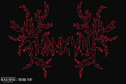 Black Metal Brushes- PNG/SVG&Brushes, a Brush Add-On by saintricchi (Thumbnail 8 of 8)