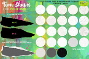 Torn Paper Templates PSD PNG ABR, an Object Graphic by Studio Kitsch (Thumbnail 6 of 7)
