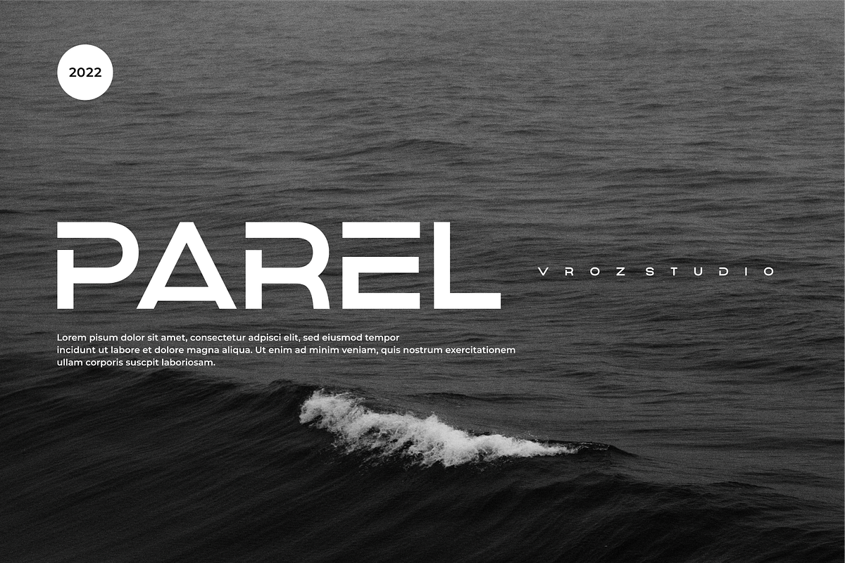 QOBAR - font for logos, a Sans Serif Font by Vroz Studio (Photo 7 of 7)