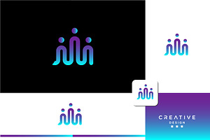 People logo design, Community human, a Branding & Logo Template by art_creater