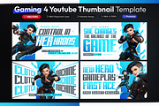 Gaming YouTube Thumbnail Pack, a Social Media Template by OnurDemircan (Thumbnail 1 of 6)
