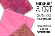Pink Grunge & Grit Seamless Textures, a Texture Graphic by Skritch Studio (Thumbnail 1 of 7)