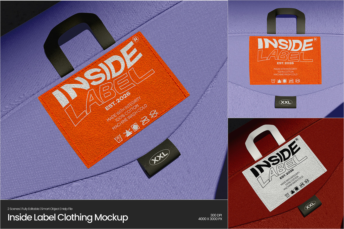 Inside Label Clothing Mockup, a Shirt Mockup by Permadi Creative (Photo 1 of 5)