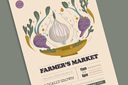 Farmer's Market Poster, a Social Media Template by wavebreak (Thumbnail 1 of 2)