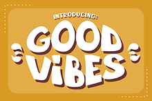 Good Vibes - Retro Font Types