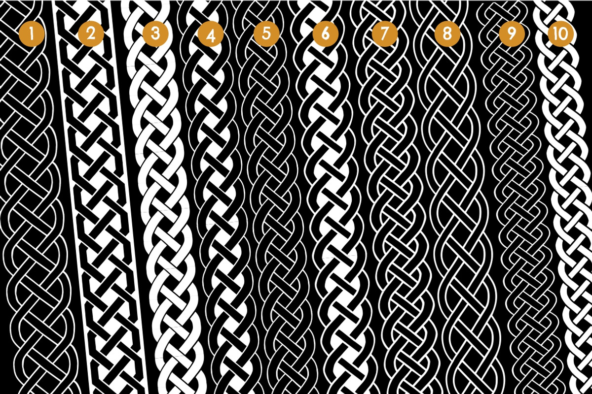 10 Viking Pattern Stamp Brush, a Brush Add-On by vectstudio (Photo 3 of 3)
