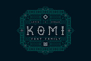 KOMI FONT FAMILY, a Font by 2DFUNS (Thumbnail 1 of 12)