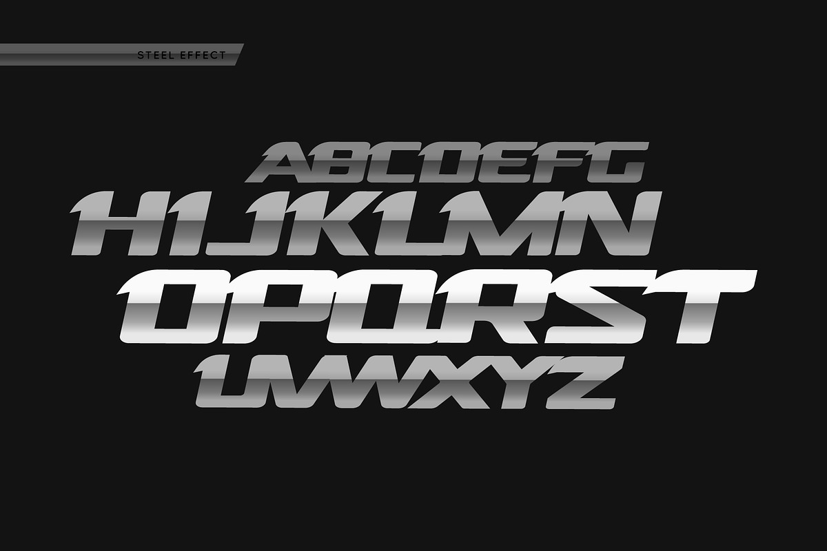 Superhero font preview 5