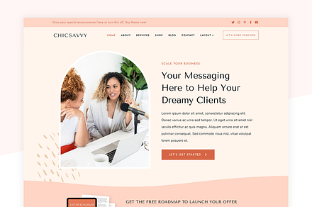 ChicSavvy Elementor WordPress Theme