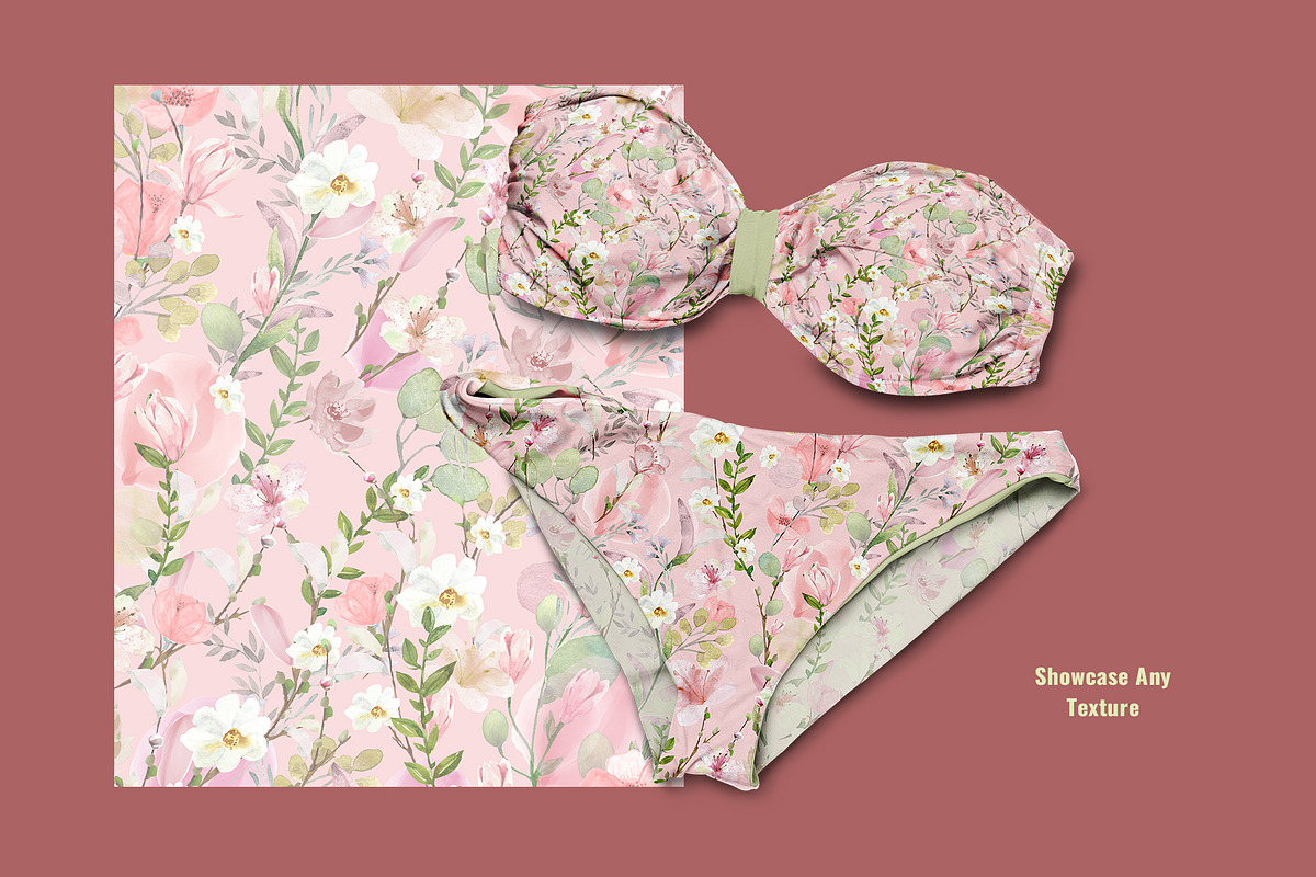 Flat Lay Beachwear Scene Mockup, an Apparel Mockup by Designertale (Photo 5 of 6)