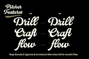 Pitcher - baseball script, a Script Font by Fenotype (Thumbnail 8 of 12)