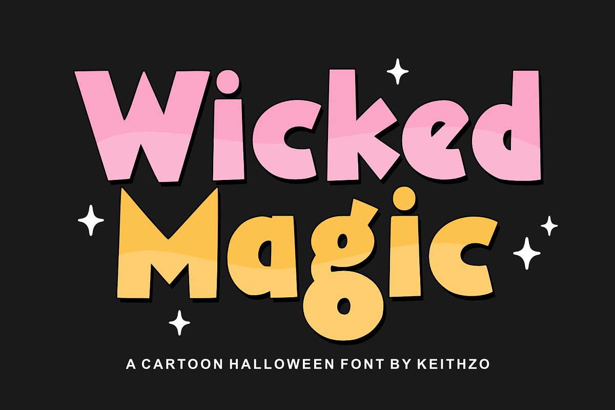 Wicked Magic - Spooky Halloween Font, a Handwritten Font by Keithzo (Photo 1 of 8)