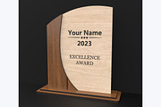 Acrylic & Wooden Award Trophies, an Object Graphic by ThemeXDigital (Thumbnail 2 of 9)