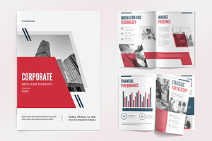 Corporate Brochure Template, a Brochure Template by graphypix