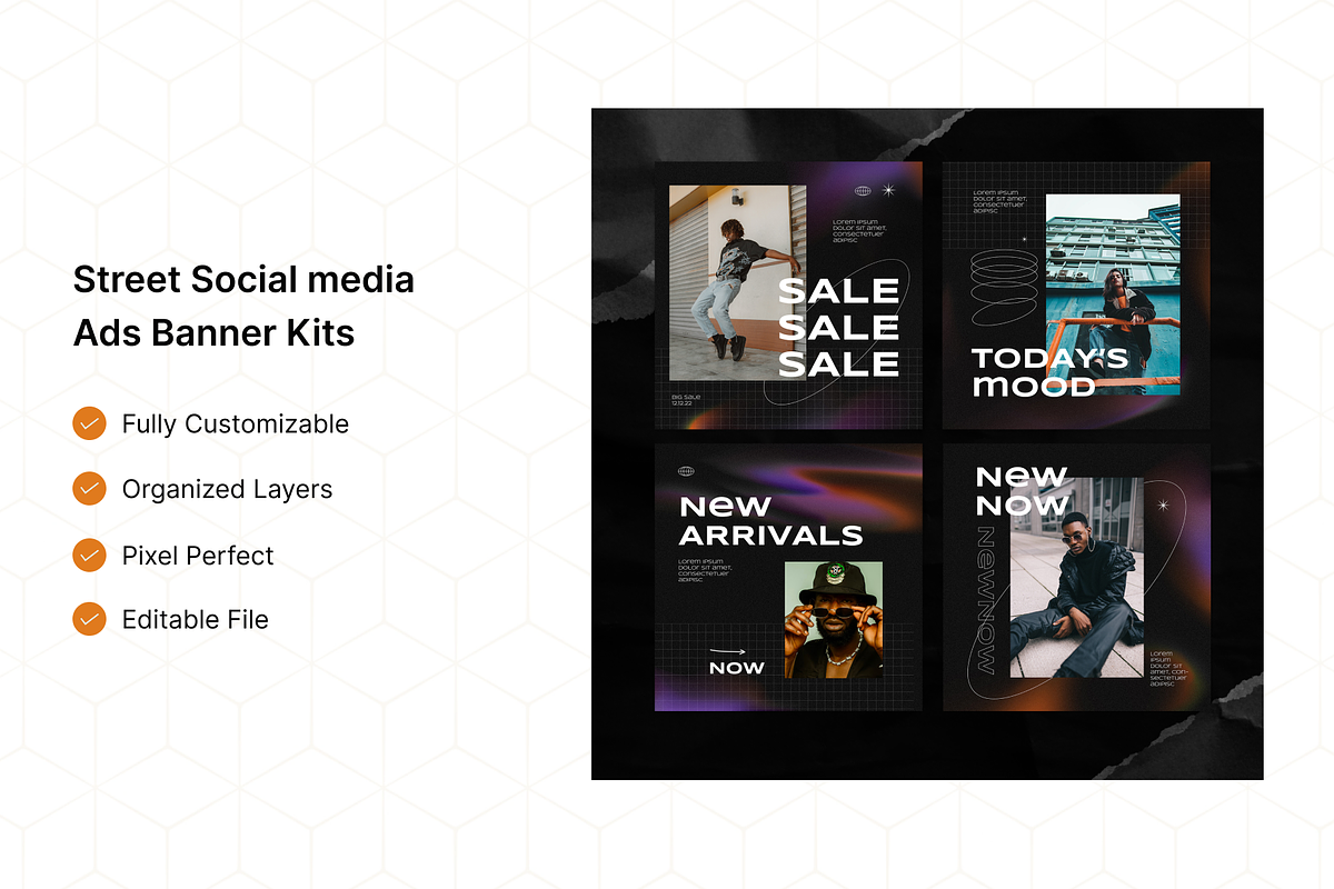 Social Media Ads Banner Kits, a Social Media Template by IconexUI (Photo 2 of 6)