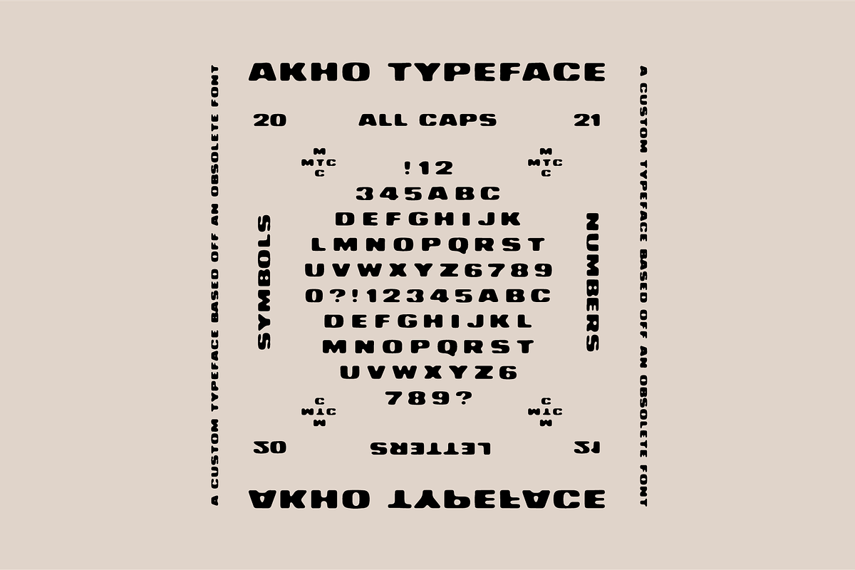 Akho, a Font by Maybe This Color (Photo 3 of 5)