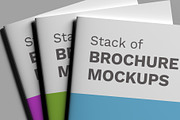 Stacked Brochure Mockup Kit 11 Views, a Books & Magazine Mockup by Illusiongraphic (Thumbnail 22 of 28)