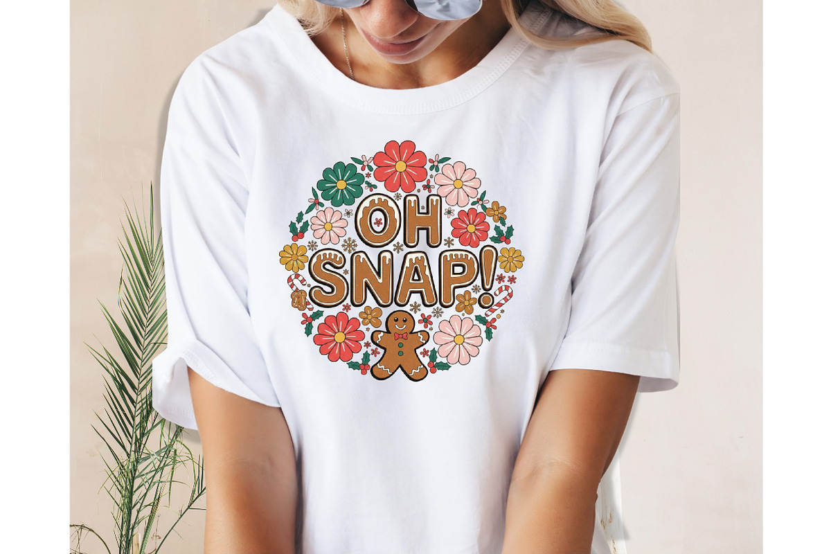 Oh Snap! Png, Funny Gingerbread Png, an Illustration by Designking (Photo 5 of 6)