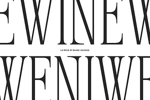 La Roue Elegant Condensed Serif