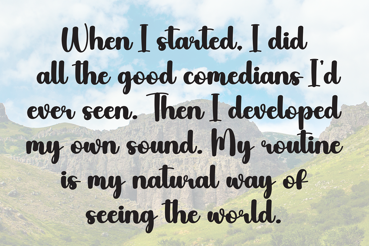 Melody | Script Font, a Handwritten Font by Scratchones (Photo 6 of 9)